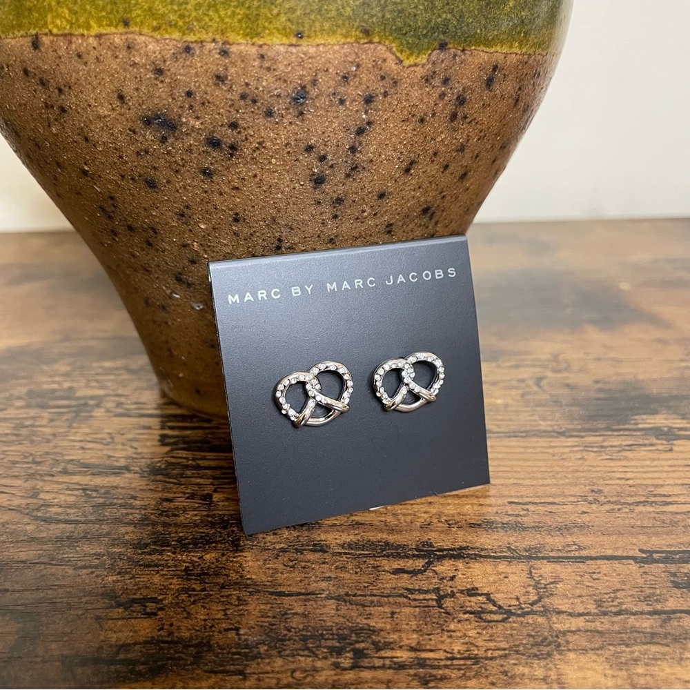 Marc by Marc Jacob’s | Silver Pretzel Knot Earrings NWT - Picture 3 of 5